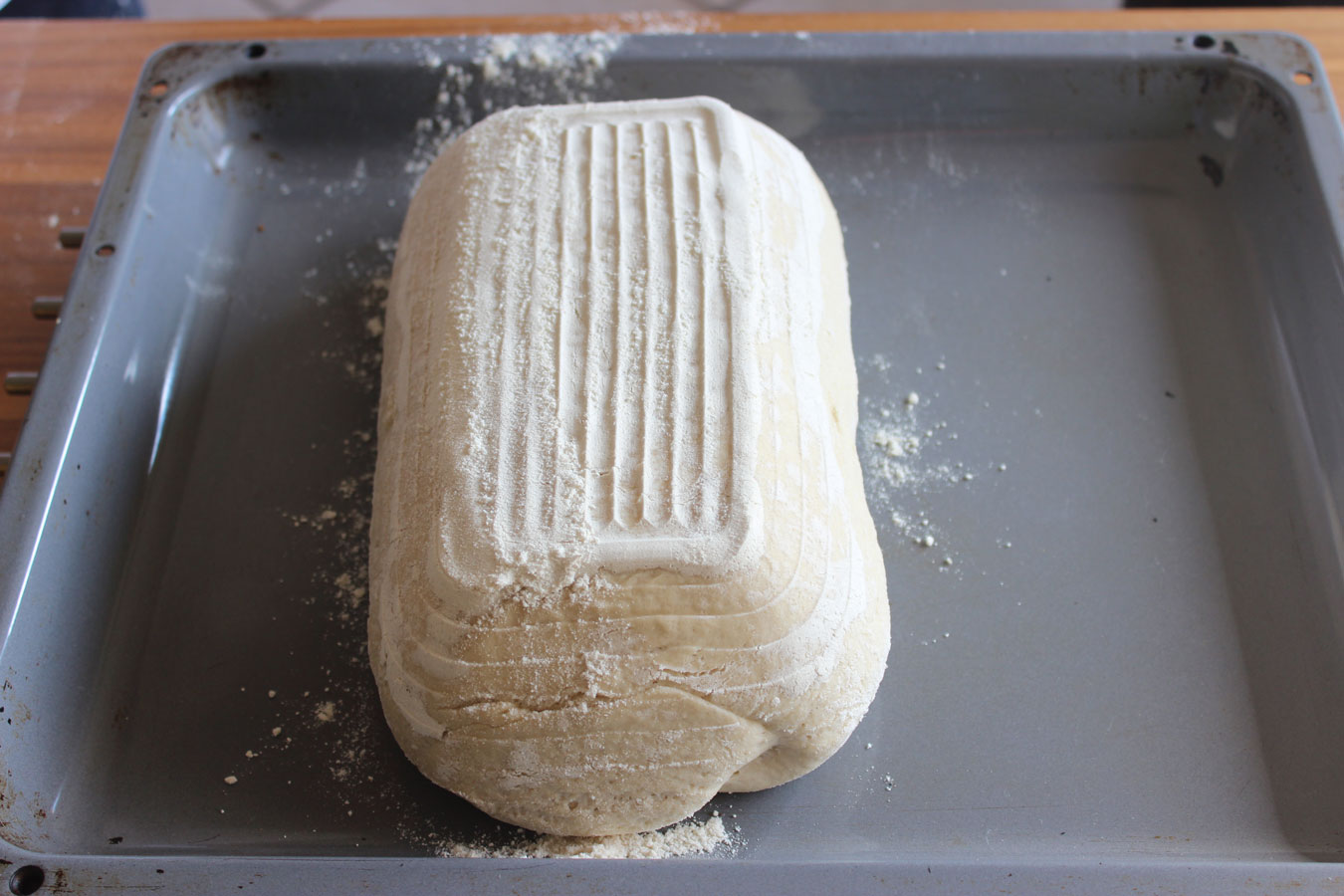 Mischbrot vor dem Backen